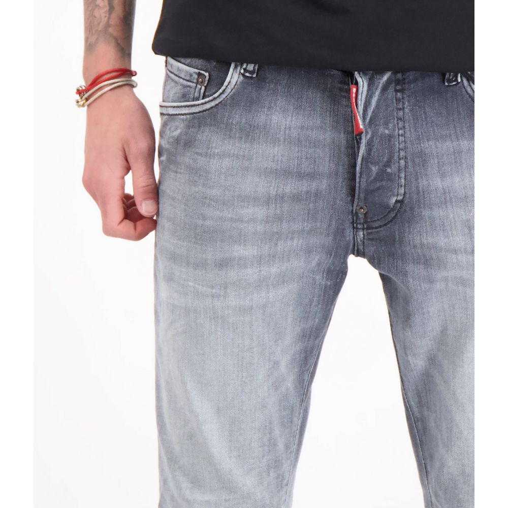 Dsquared² Gri Pamuklu Kot Pantolon &